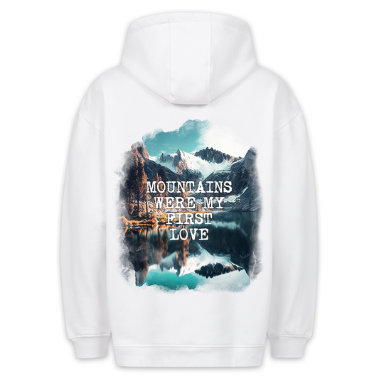 Mountain Love - Hoodie Unisex Rückendruck