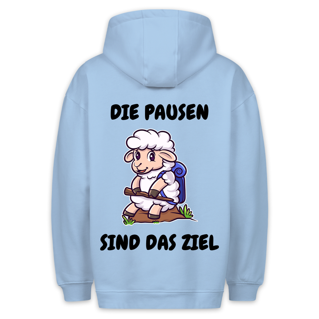 Pause - Hoodie Unisex Rückendruck