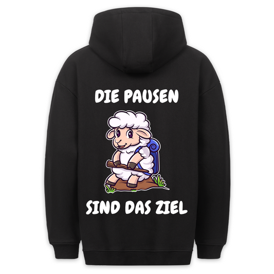 Pause - Hoodie Unisex Rückendruck