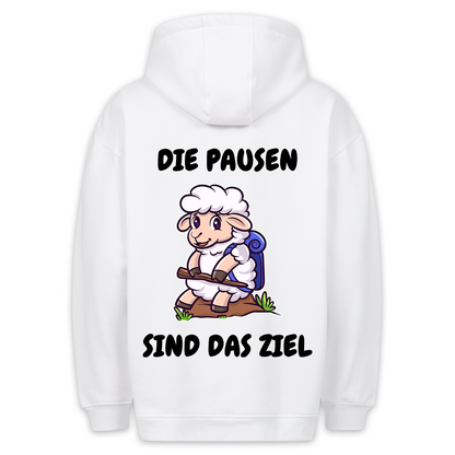 Pause - Hoodie Unisex Rückendruck