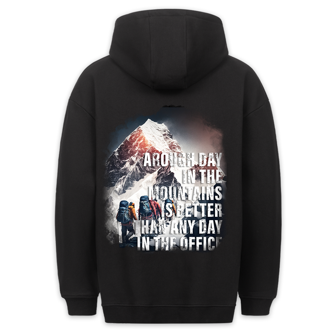 Rough Day - Hoodie Unisex Rückendruck