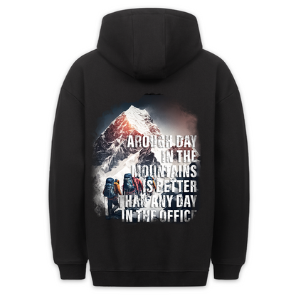 Rough Day - Hoodie Unisex Rückendruck