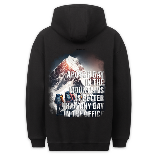 Rough Day - Hoodie Unisex Rückendruck