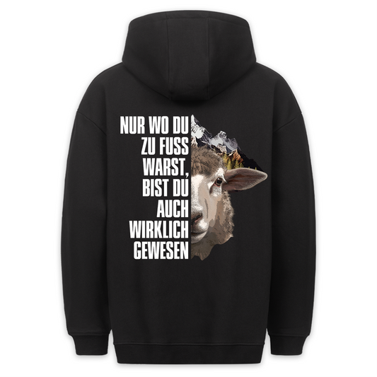 Schaf - Hoodie Unisex Rückendruck