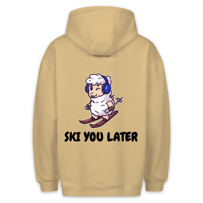 Ski you later Schaf - Hoodie Unisex Rückendruck