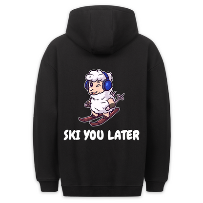 Ski you later Schaf - Hoodie Unisex Rückendruck