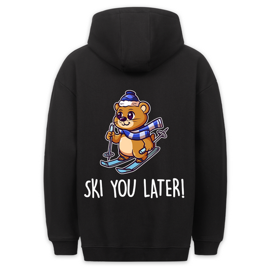 Ski you later - Hoodie Unisex Rückendruck