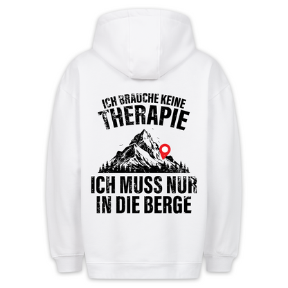 Therapie Berge - Hoodie Unisex Rückendruck