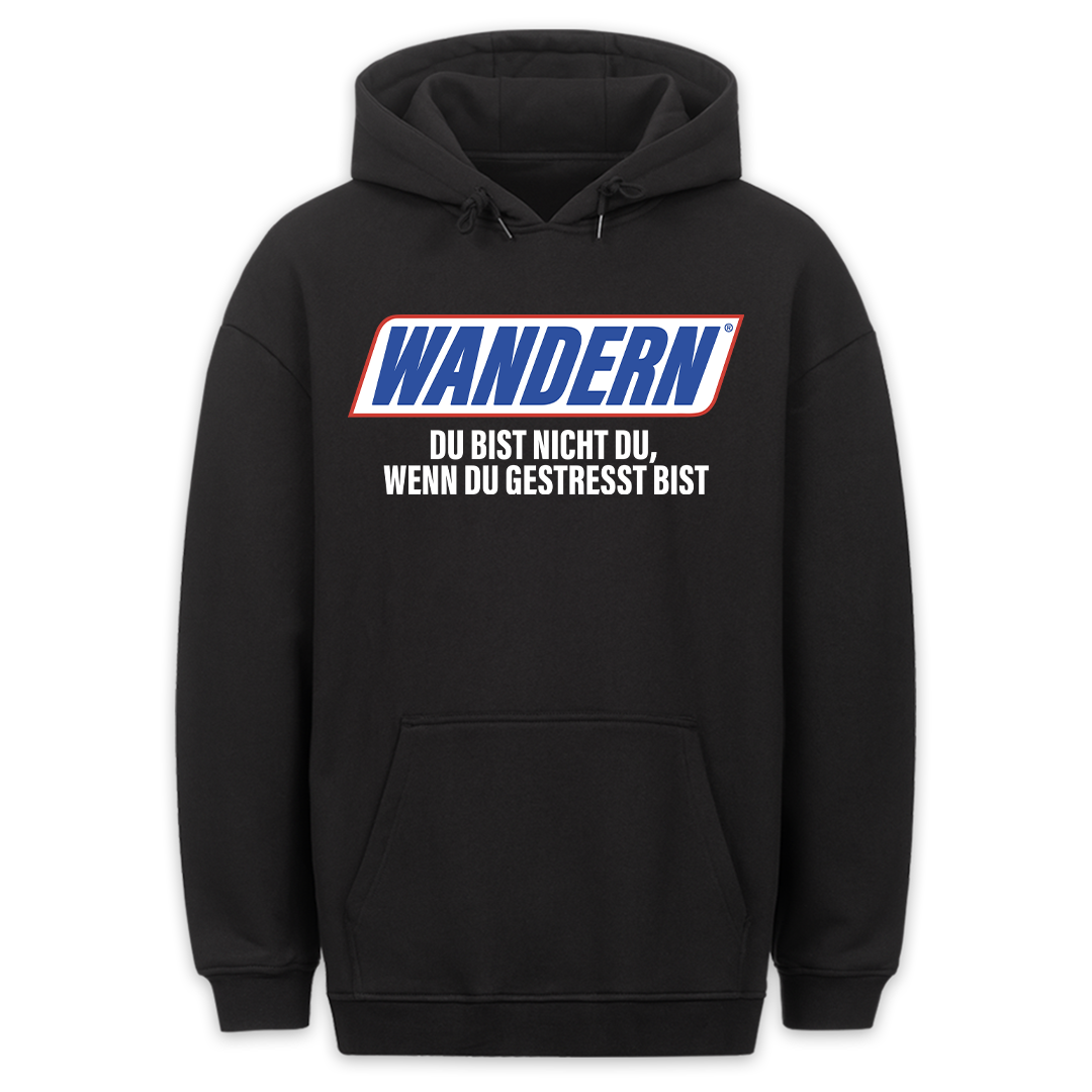 Wandern - Hoodie Unisex Rückendruck