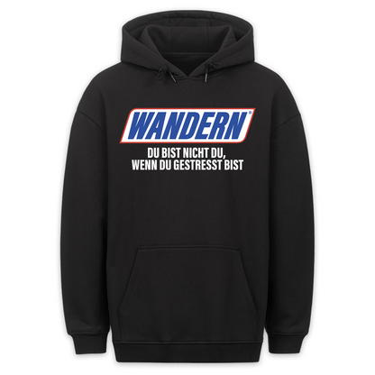 Wandern - Hoodie Unisex Rückendruck