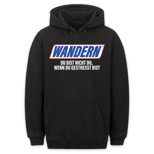 Wandern - Hoodie Unisex Rückendruck