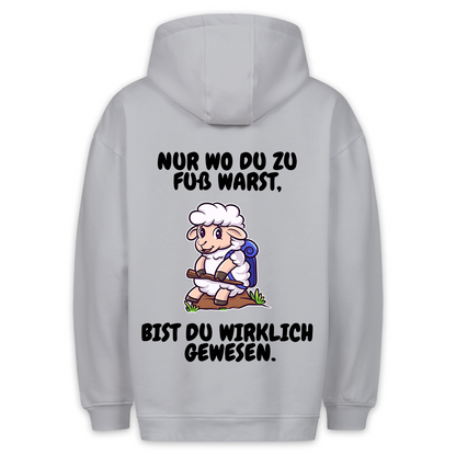 Zu Fuß Schaf - Hoodie Unisex Rückendruck