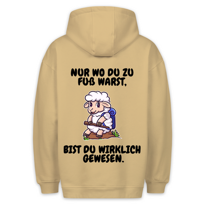 Zu Fuß Schaf - Hoodie Unisex Rückendruck