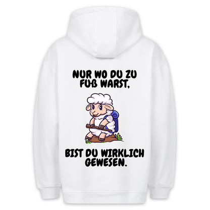 Zu Fuß Schaf - Hoodie Unisex Rückendruck
