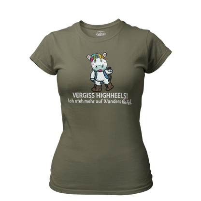 Vergiss Highheels T-Shirt Damen