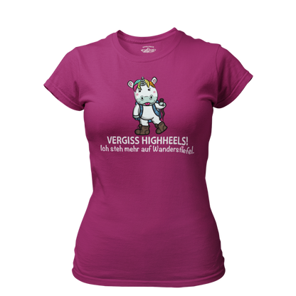 Vergiss Highheels T-Shirt Damen